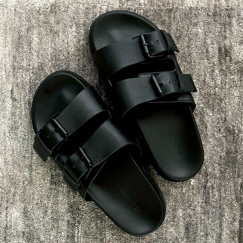 ALL SAINTS *NEW* Black Sandals